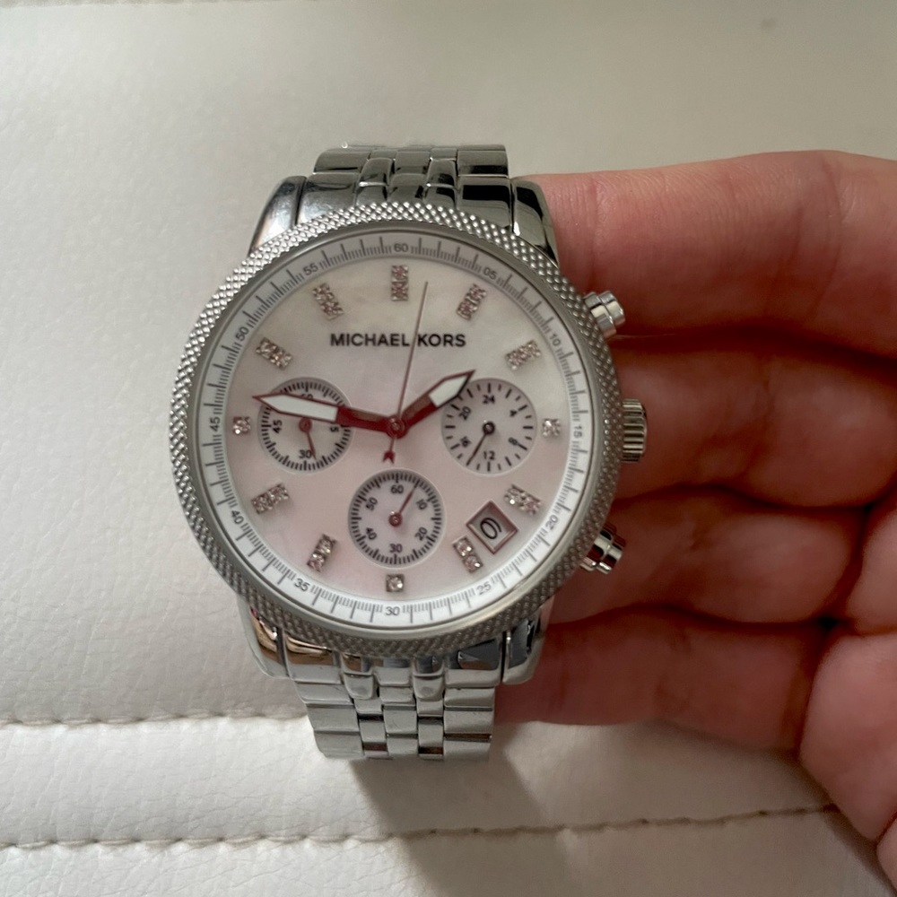MICHAEL KORS MOTHER OF PEARL WATCH
